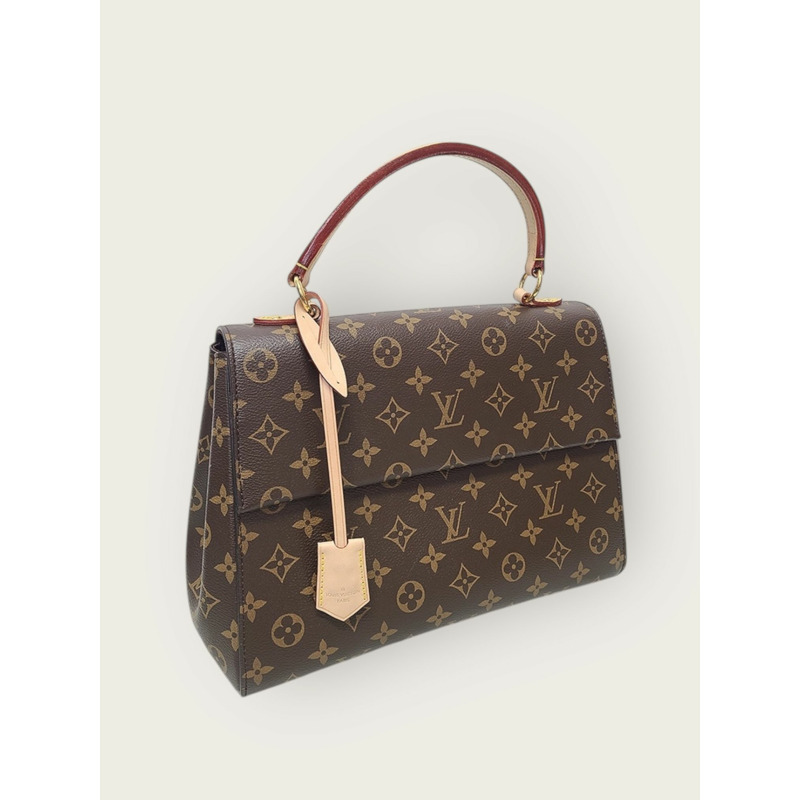 【包稅】LOUIS VUITTON Monogram Canvas Glacier Blue Cluny Shoulder Bag MM-2