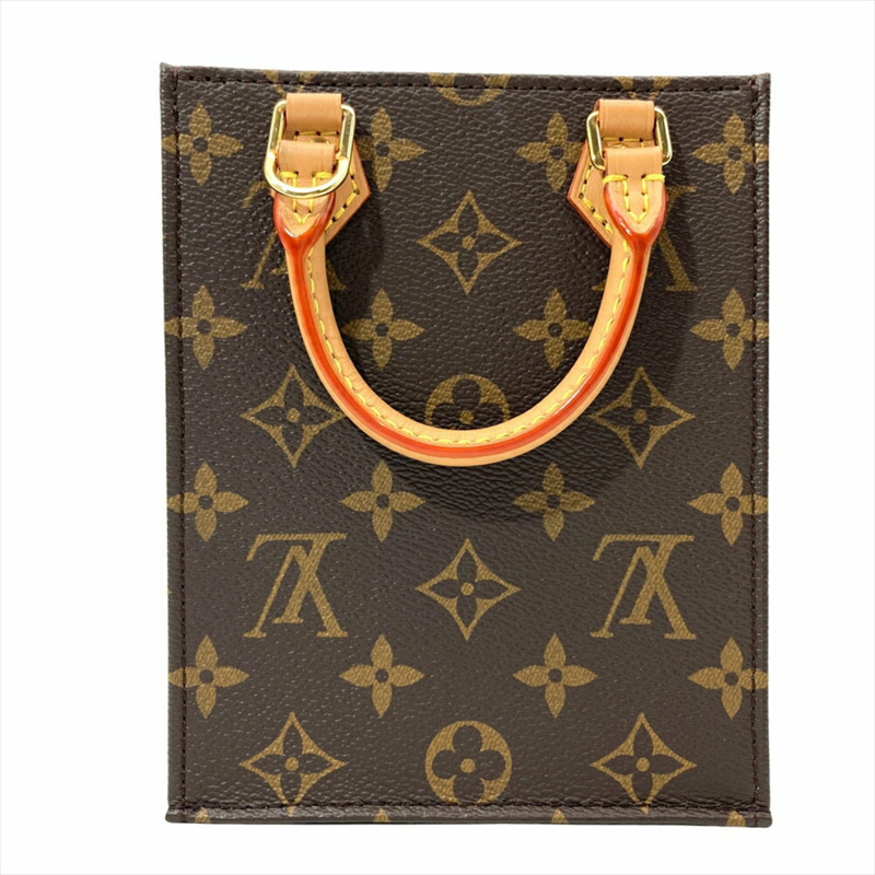 路易威登 Petite Sac Plat 單肩包，Monogram 帆布，M69442，棕色，RFID，女士-3