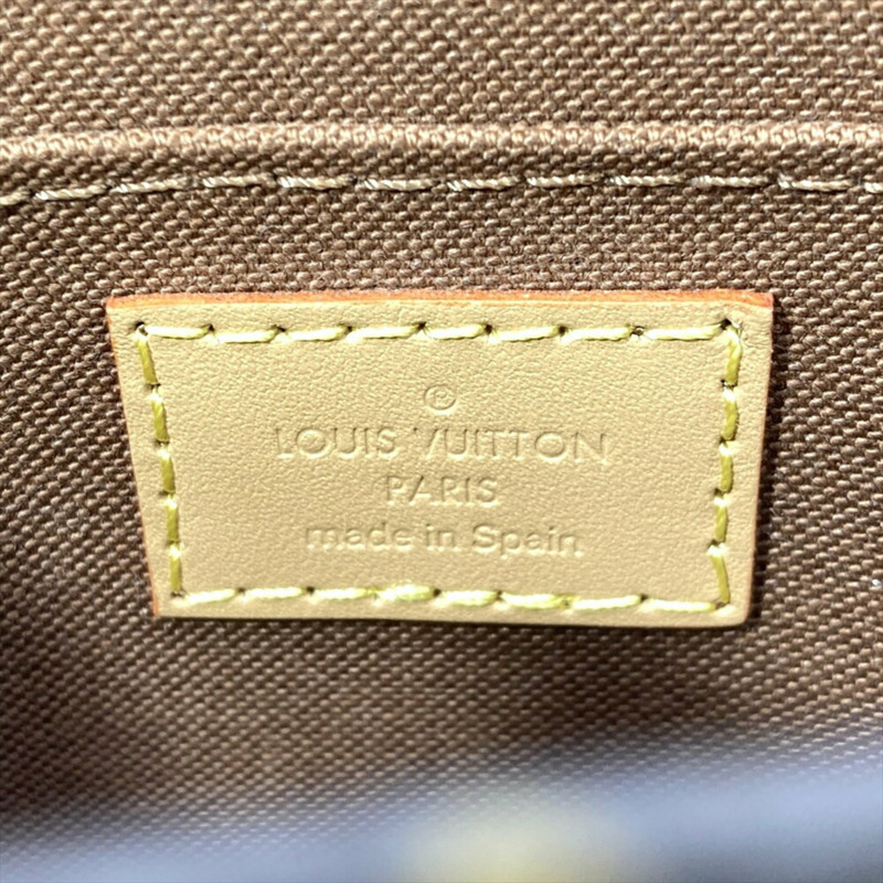 路易威登 Petite Sac Plat 單肩包，Monogram 帆布，M69442，棕色，RFID，女士-8