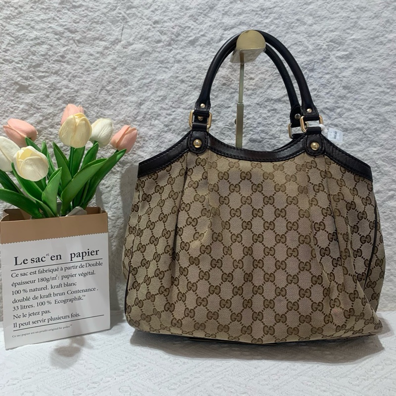 【90%新 林志玲的逼格 小S的價格 Gucci Tote 老花✨ 全網最低價！】-2