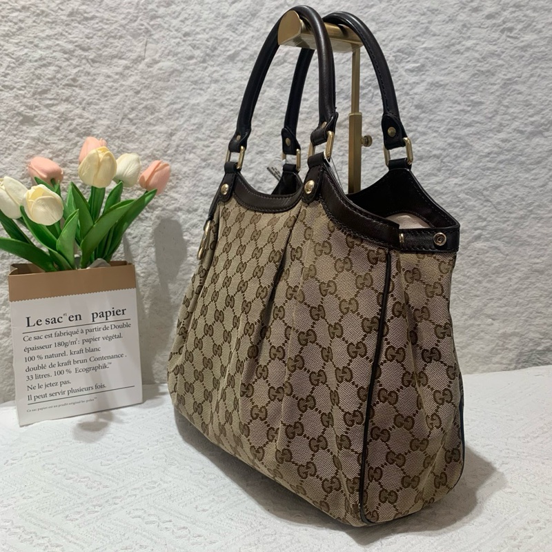 【90%新 林志玲的逼格 小S的價格 Gucci Tote 老花✨ 全網最低價！】-5