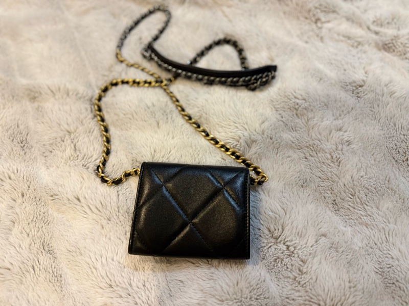 CHANEL 19 迷你包 小廢包 卡片零錢 鏈條包-2