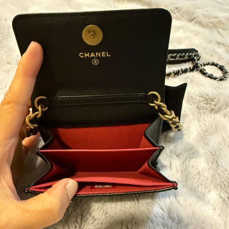 CHANEL 19 迷你包 小廢包 卡片零錢 鏈條包-4