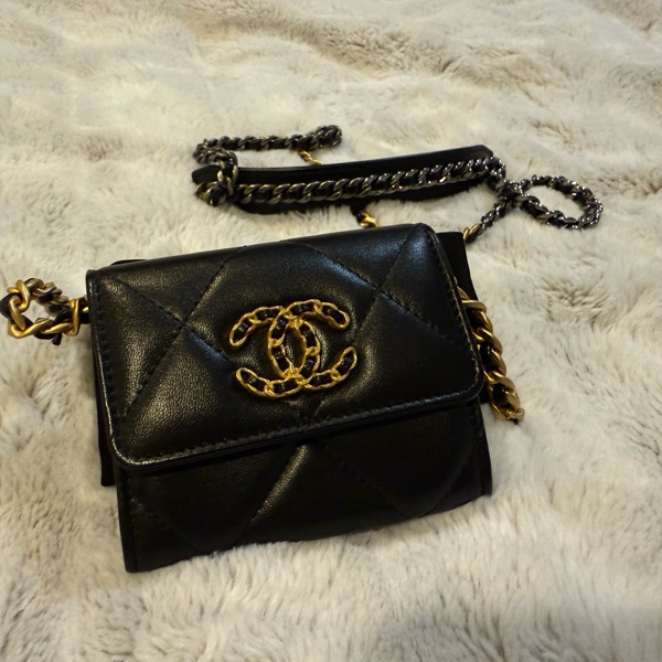 CHANEL 19 迷你包 小廢包 卡片零錢 鏈條包-5