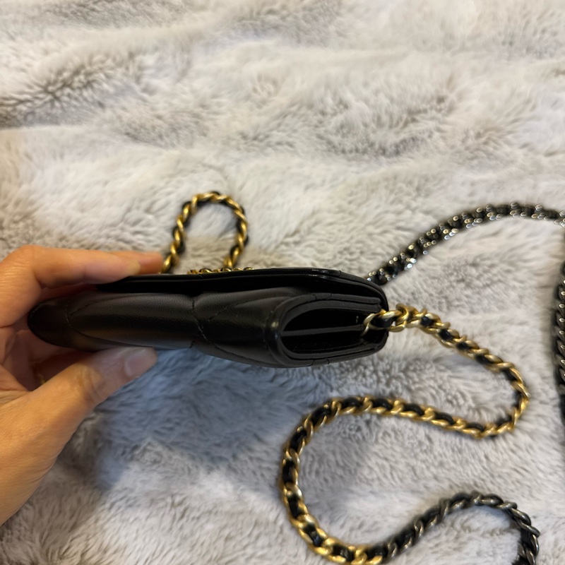 CHANEL 19 迷你包 小廢包 卡片零錢 鏈條包-7