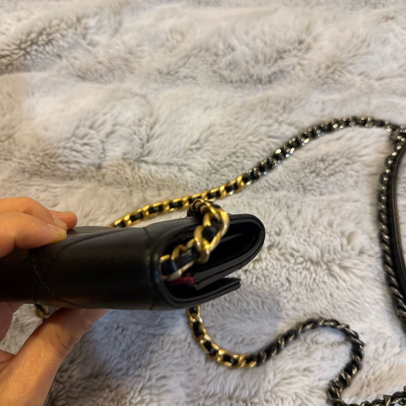 CHANEL 19 迷你包 小廢包 卡片零錢 鏈條包-9