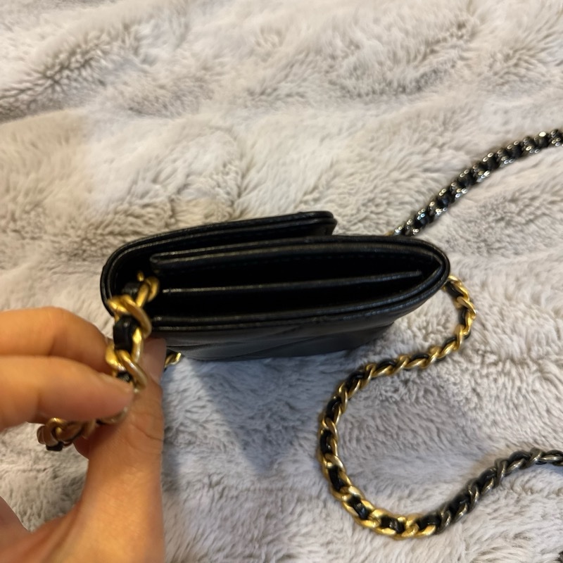 CHANEL 19 迷你包 小廢包 卡片零錢 鏈條包-15