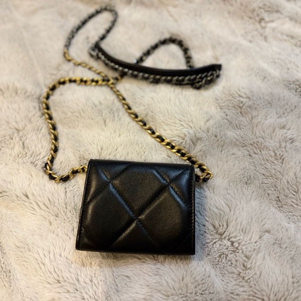 CHANEL 19 迷你包 小廢包 卡片零錢 鏈條包-17