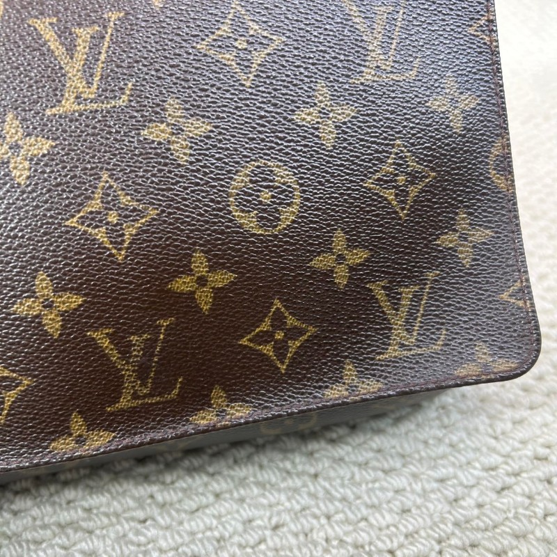 LV路易威登 老花橫版王菲包 經典款 容量適中 日常通勤、休閒百搭 老花手提單肩包-11