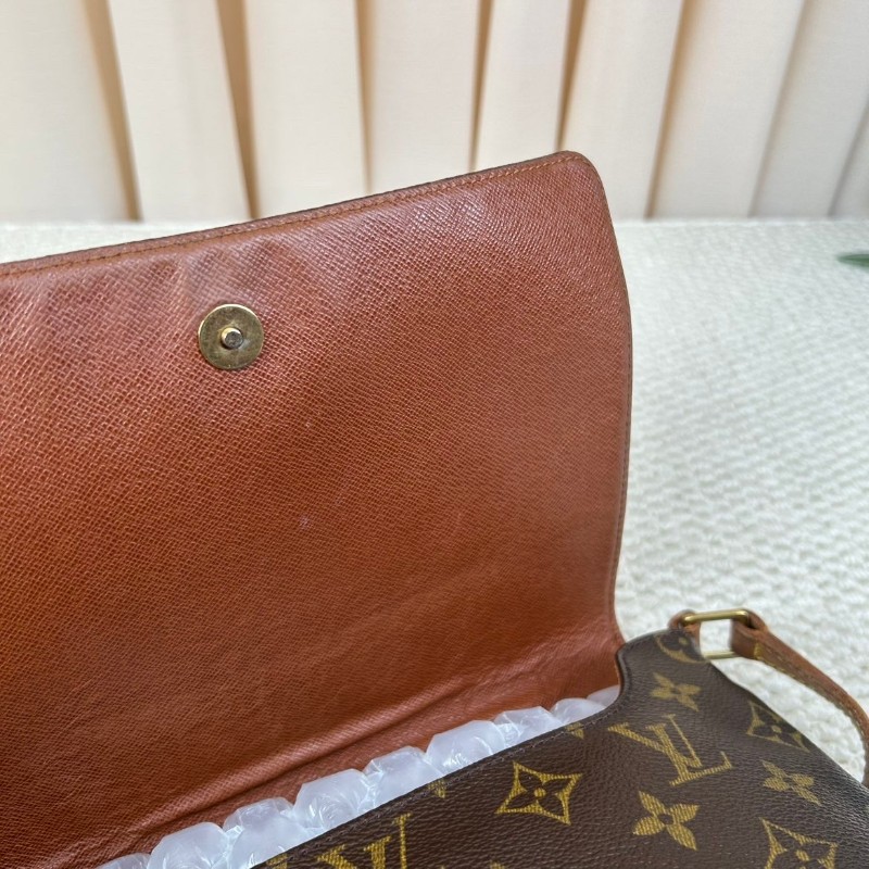 LV路易威登 老花橫版王菲包 經典款 容量適中 日常通勤、休閒百搭 老花手提單肩包-25