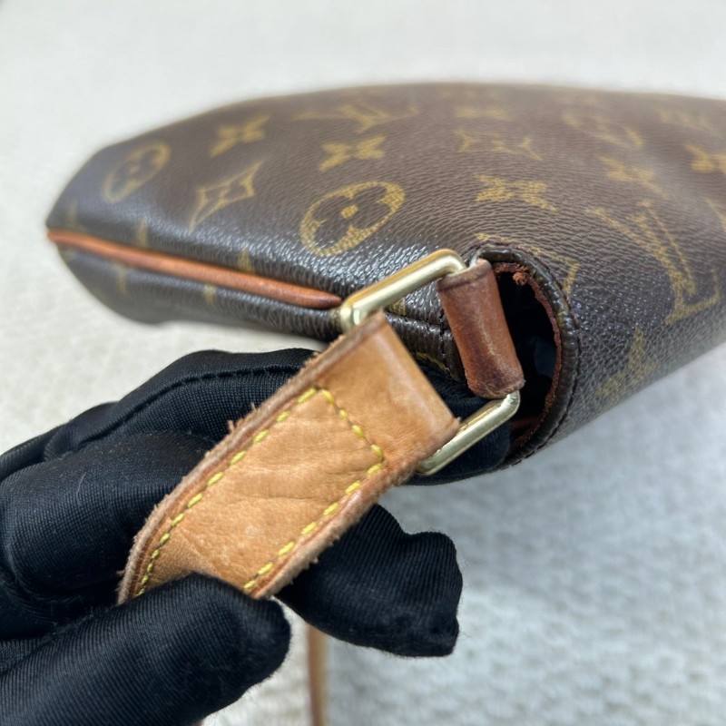 LV路易威登 老花橫版王菲包 經典款 容量適中 日常通勤、休閒百搭 老花手提單肩包-30