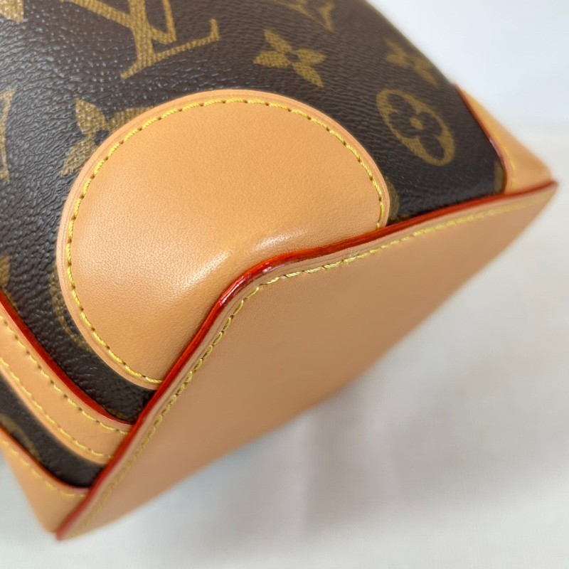 LV路易威登noe purse老花抽繩水桶燒麥包 芯片款 手提斜挎都可以 日常百搭-17