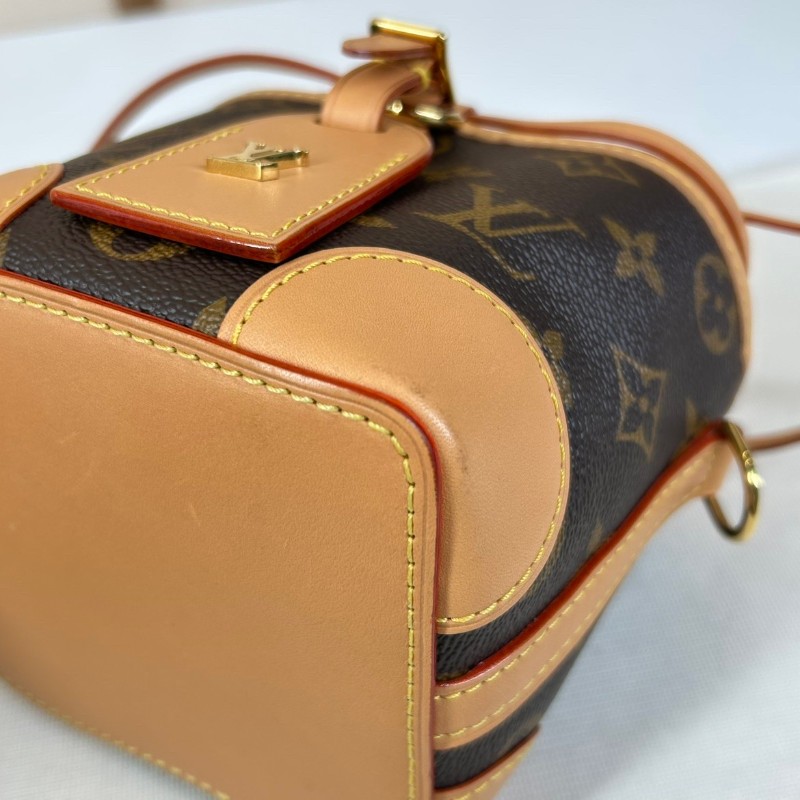 LV路易威登noe purse老花抽繩水桶燒麥包 芯片款 手提斜挎都可以 日常百搭-19