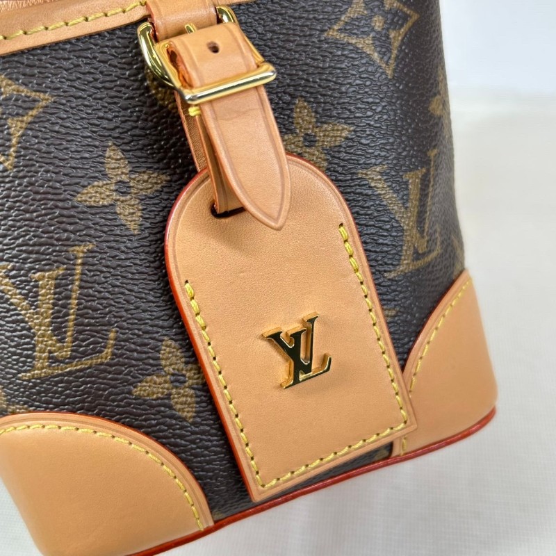 LV路易威登noe purse老花抽繩水桶燒麥包 芯片款 手提斜挎都可以 日常百搭-30