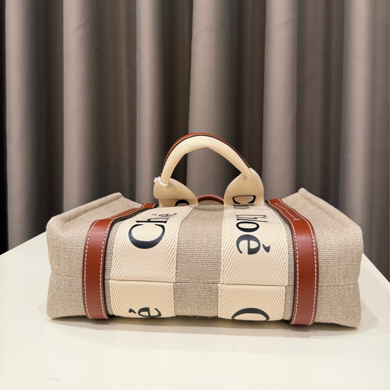 (全新甜價)chole woody tote帆布托特包小號-3