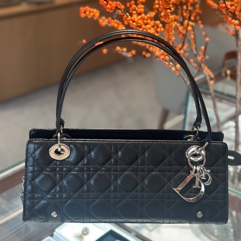 【90%新 海盜爺時期力作 Dior橫版戴妃鎖頭包✨ 全網最低價！】