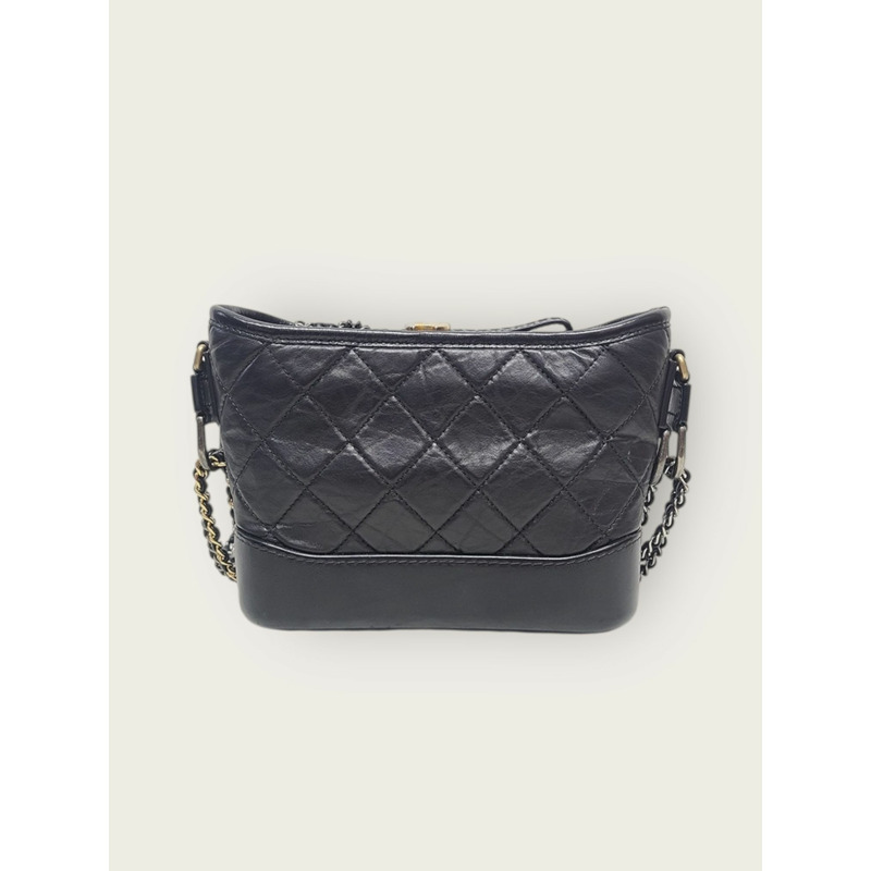 【包稅】CHANEL 黑色 Gabrielle 單肩包 小號 31 系列-4