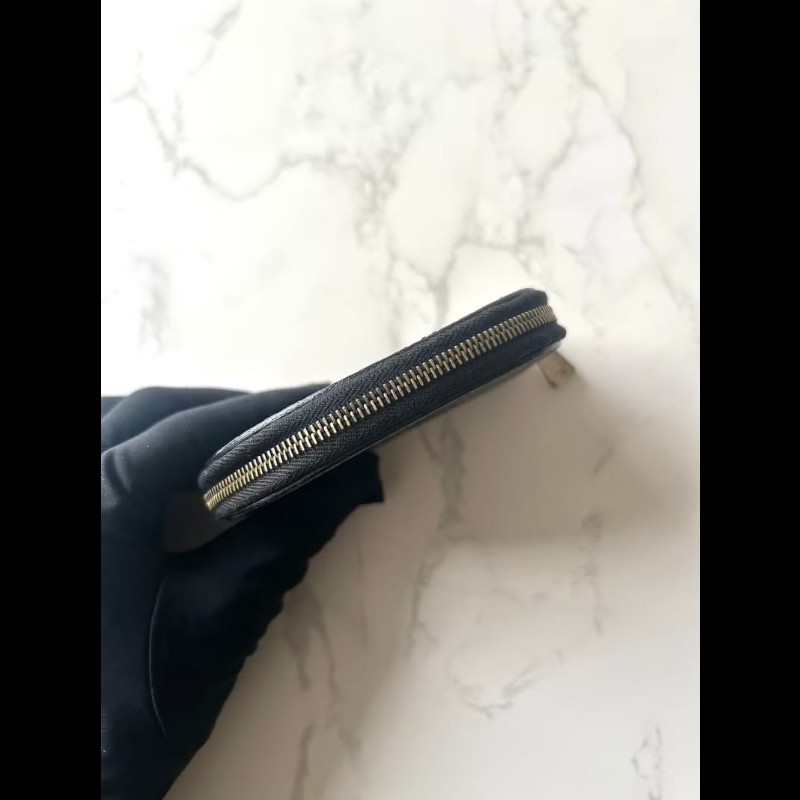 【LA LUNE】古董包 Celine黑色老花半月小錢包 零錢包 收納包 中古包 二手包-5