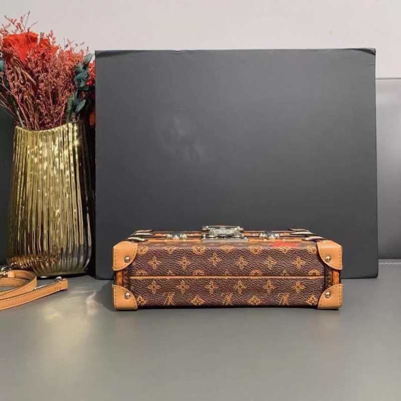 #Louis Vuitton/路易威登 LV路易威登老花伊勢丹限量楓葉 大盒子包，底長20cm-2