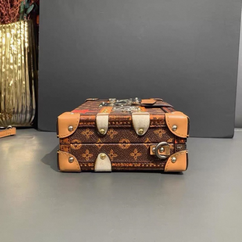 #Louis Vuitton/路易威登 LV路易威登老花伊勢丹限量楓葉 大盒子包，底長20cm-5