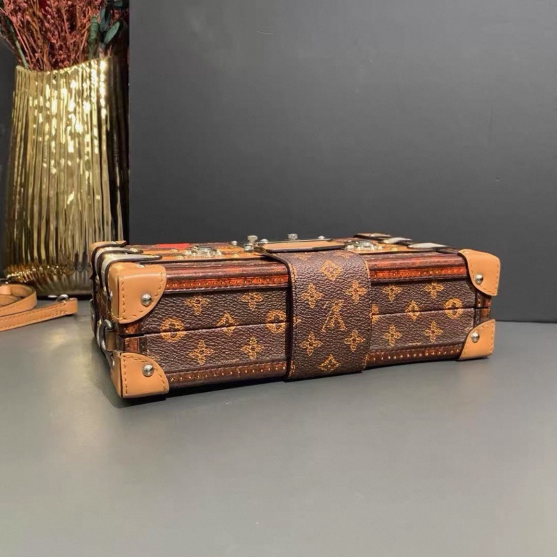 #Louis Vuitton/路易威登 LV路易威登老花伊勢丹限量楓葉 大盒子包，底長20cm-6