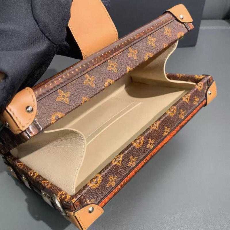 #Louis Vuitton/路易威登 LV路易威登老花伊勢丹限量楓葉 大盒子包，底長20cm-7