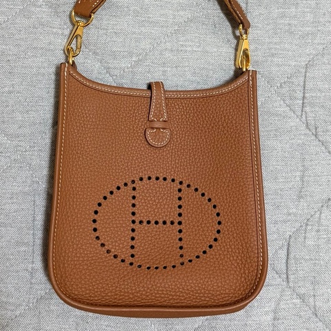 Hermès Evelyne mini 16 愛馬仕依芙琳迷你 金棕色Z刻2021