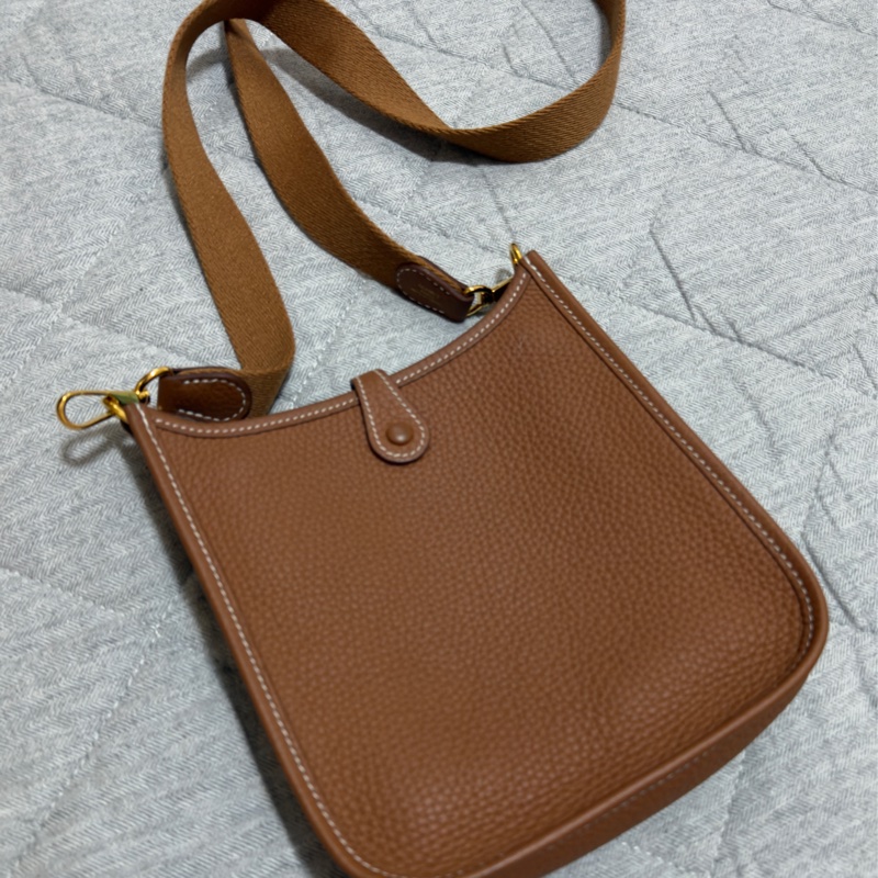 Hermès Evelyne mini 16 愛馬仕依芙琳迷你 金棕色Z刻2021-3