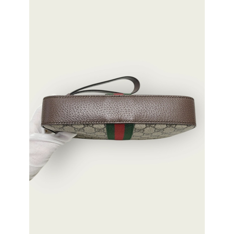 【包稅】GUCCI 米色 GG Supreme Ophidia 斜背包-5