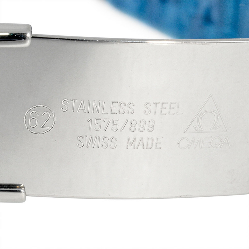 歐米茄海馬系列Aqua Terra男士石英腕錶,銀色錶盤,不鏽鋼錶殼,型號2518.30,日期顯示。-5