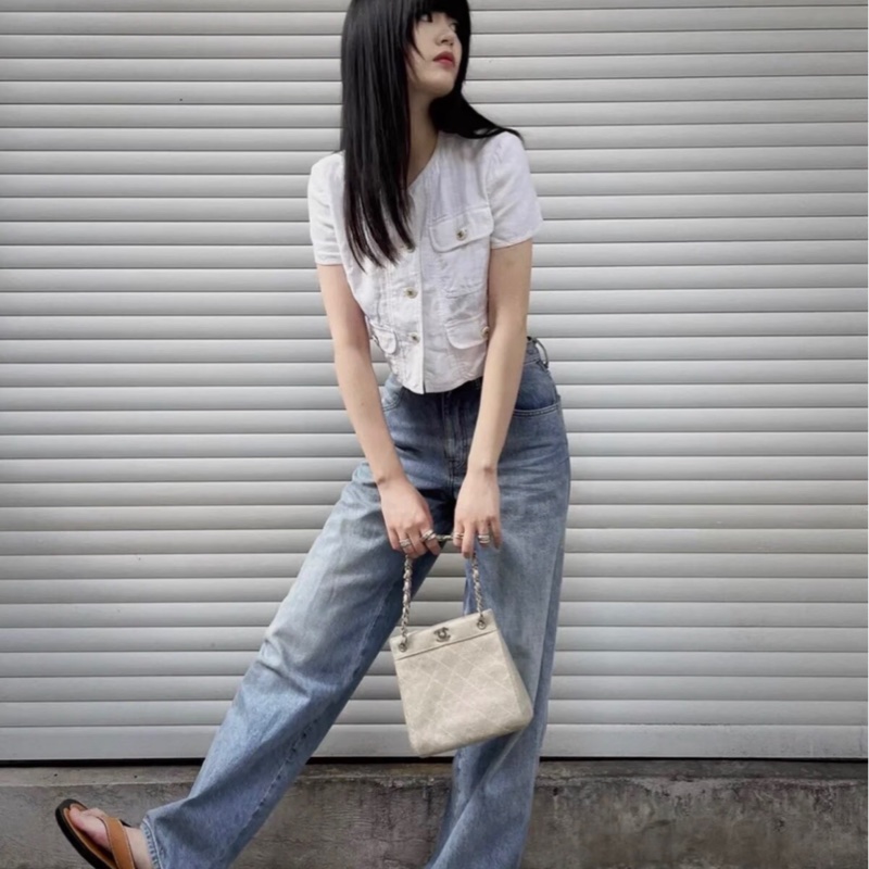 【92%新 老錢風加Chanel背上就去演繼承之戰🥹✨ 全網最低價!】-4