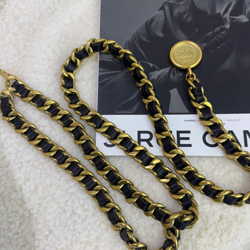 Chanel Vintage 香奈兒中古腰帶 size 75-85可用-1
