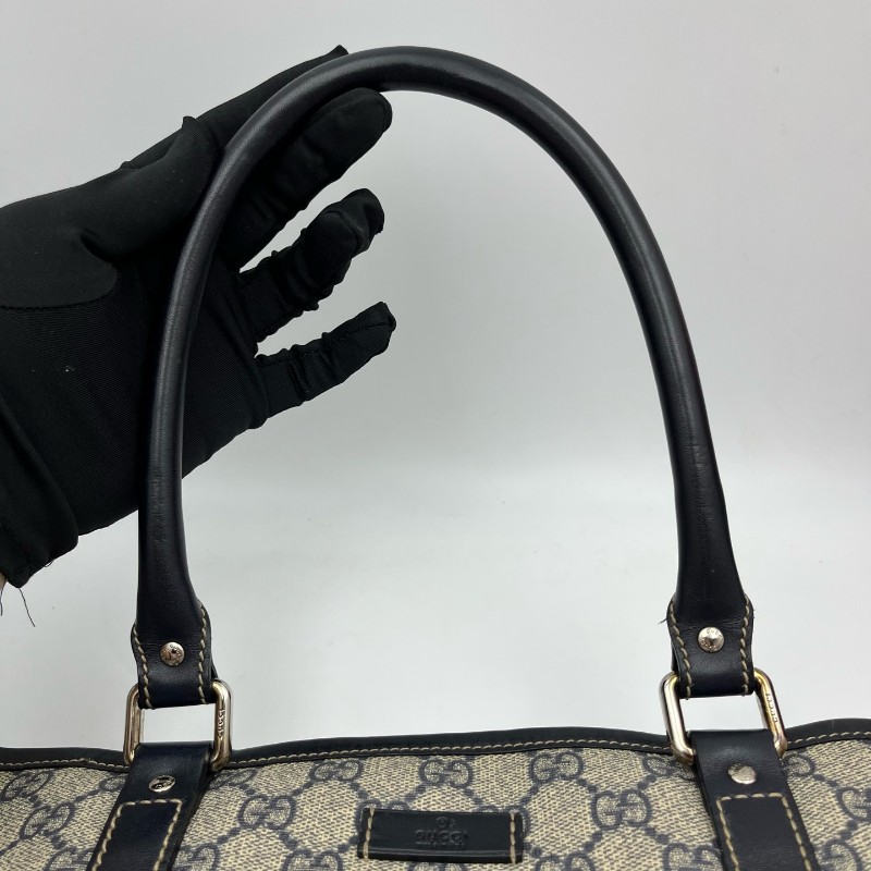 Gucci 老花琴譜托特手提包-8