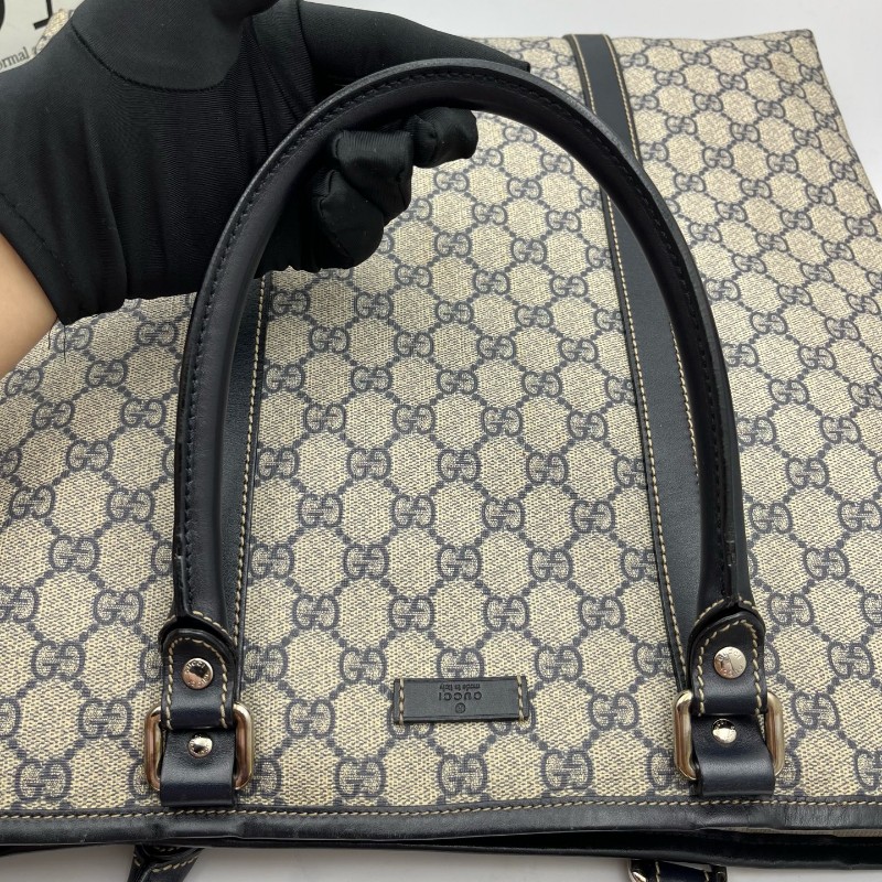 Gucci 老花琴譜托特手提包-9