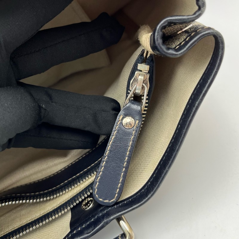 Gucci 老花琴譜托特手提包-16