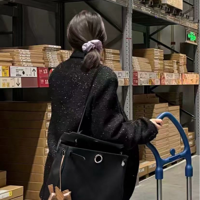 🔥新到:HERMES / 愛馬仕 Herbag 31 帆布包,黑銀 retourne帆布拼牛皮 U刻,尺寸:31*10*25cm-8