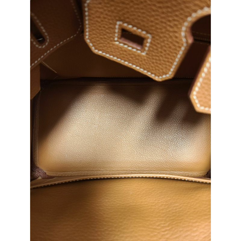 【包稅】HERMES 金銀色五金 Birkin 25 Togo 單肩包 A-3