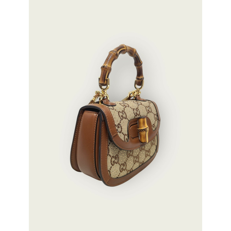 【包稅】GUCCI 竹製 1947 水晶迷你手提包-2