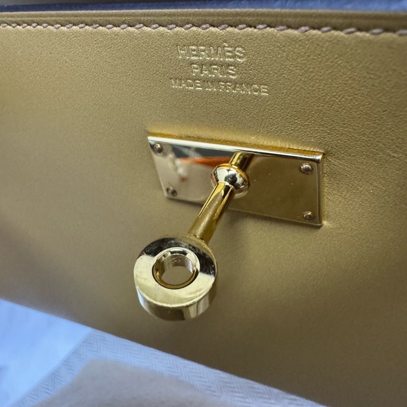 Hermes 愛馬仕kelly to go  淺棕、芝麻棕W刻-4