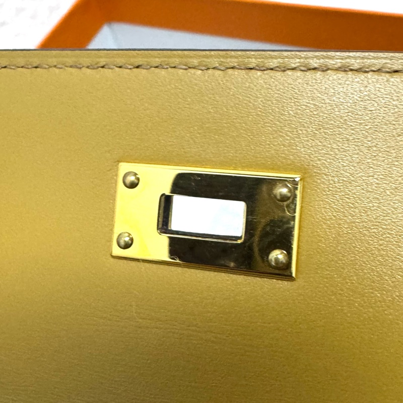 Hermes 愛馬仕kelly to go 淺棕、芝麻棕W刻-14
