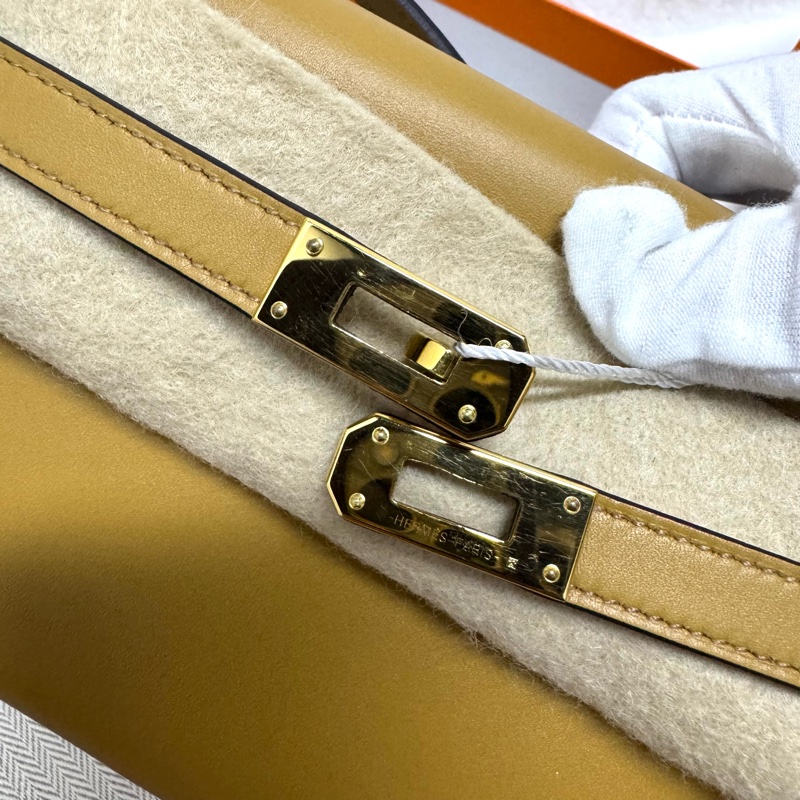 Hermes 愛馬仕kelly to go 淺棕、芝麻棕W刻-16