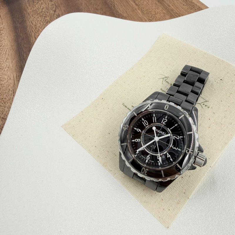 CHANEL - 黑色J12陶瓷╻33mm╻石英錶-0