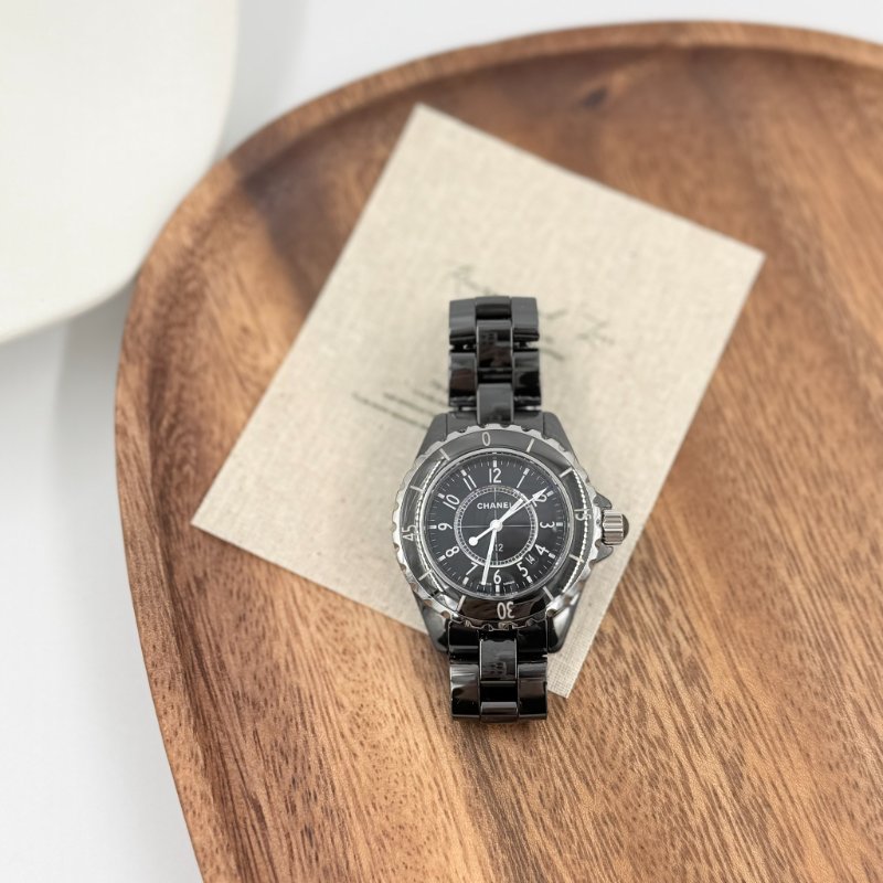 CHANEL - 黑色J12陶瓷╻33mm╻石英錶-1