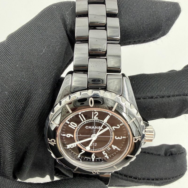 CHANEL - 黑色J12陶瓷╻33mm╻石英錶-5