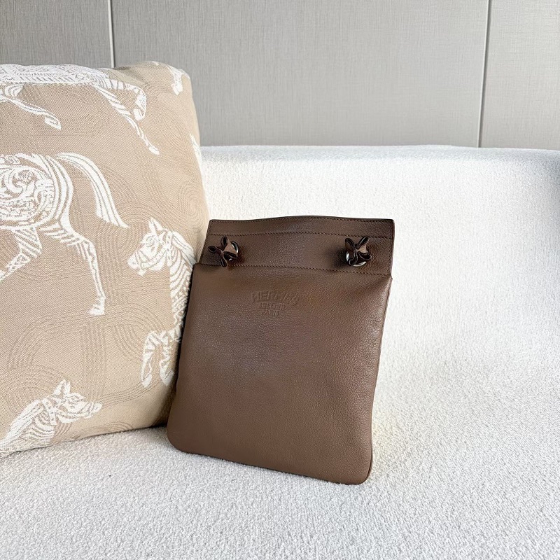 Hermes Aline斜背包大象灰 銀扣 20*23 98新配件塵袋-4