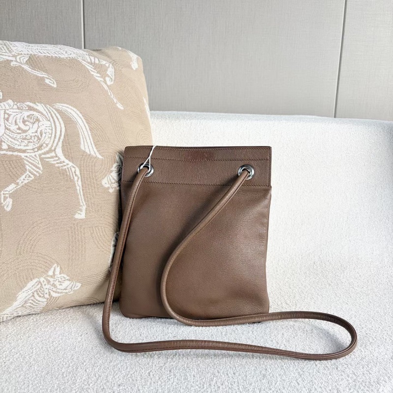 Hermes Aline斜背包大象灰 銀扣 20*23 98新配件塵袋-6