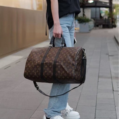 LV老花拼黑keepall45 46*28*24 98新配件塵袋