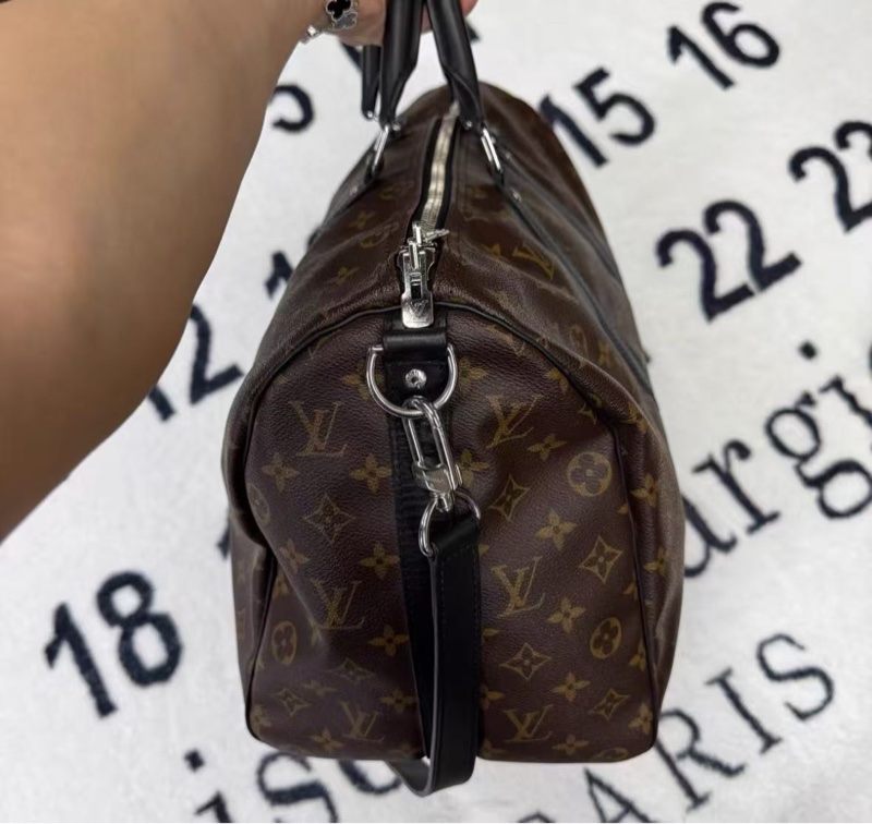LV老花拼黑keepall45 46*28*24 98新配件塵袋-4