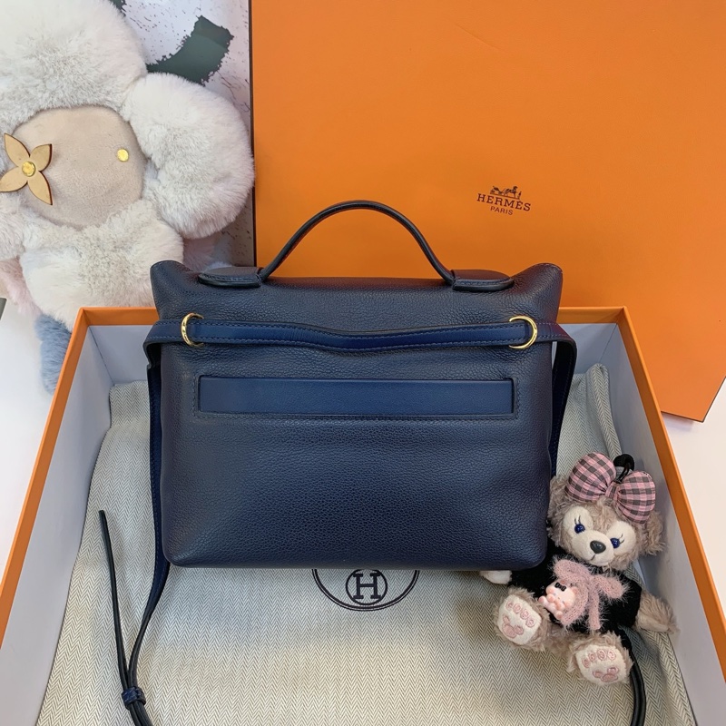 98新✨Hermes愛馬仕mini2424 午夜藍金扣 ec皮-1