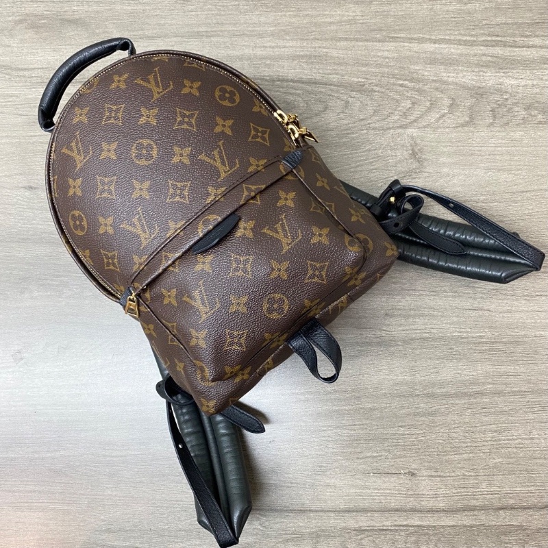 LV PalmSprings老花小號後背包20*30*10 98新配件塵袋-5